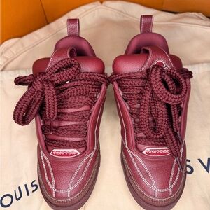 Louis Vuitton Deep Red Sneakers